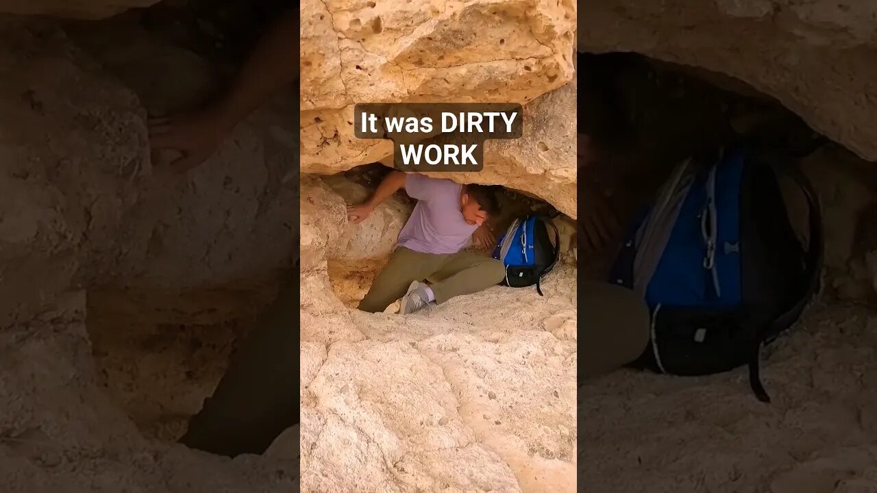 Had to climb through WHAT𤢠#adventure #hiking #rockclimbing