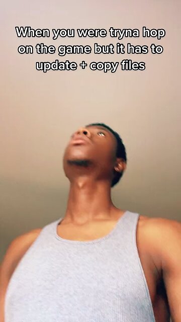 Turning On The Game To It Saying It Has To Update