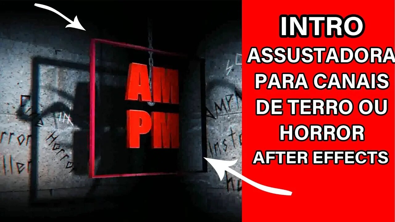 A melhor INTRO/VINHETA DE TERROR/HORROR - TUTORIAL