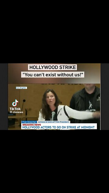 Hollywood Strikes - "You Can't Exist Without Us!" - HaloNews