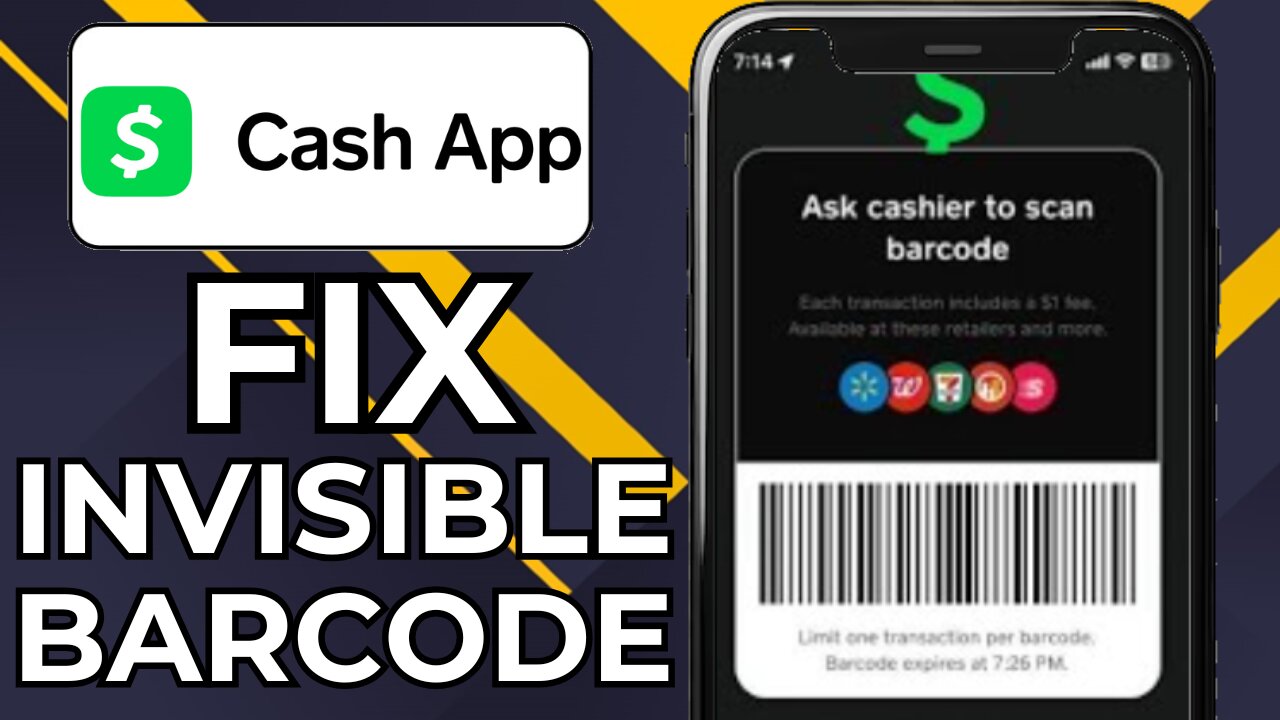 HOW TO FIX CASH APP BARCODE NOT SHOWING