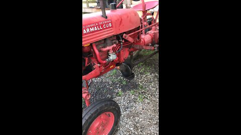 Farm all cub sickle mower rebuild test