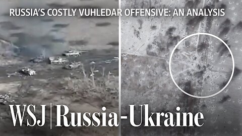 Watch Russian Tanks Run Into the Same Trap Near Vuhledar, Ukraine | WSJ