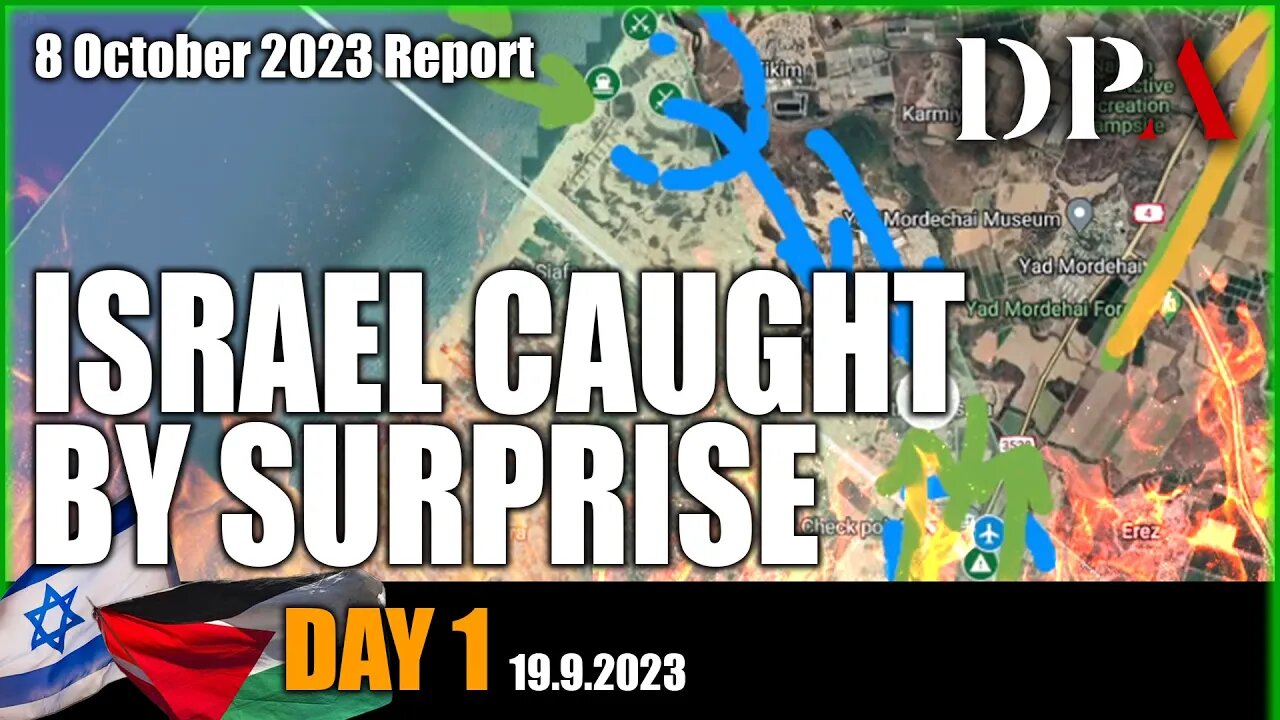 Operation Al-Aqsa Flood vs Operation Iron Swords - Israel-Hamas War SITREP Day 1