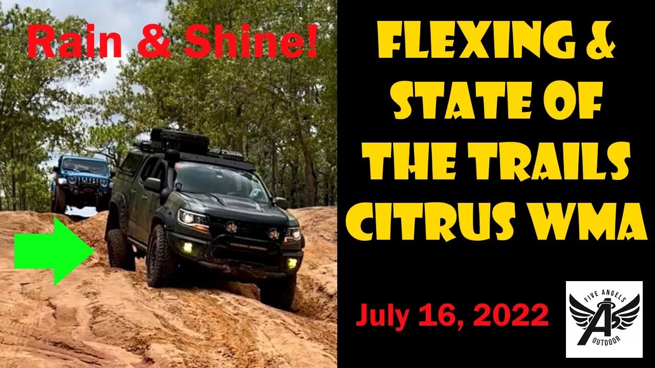 Citrus WMA - State of the Trail - Colorado AEV Bison Flexing on the Trails with a Jeep