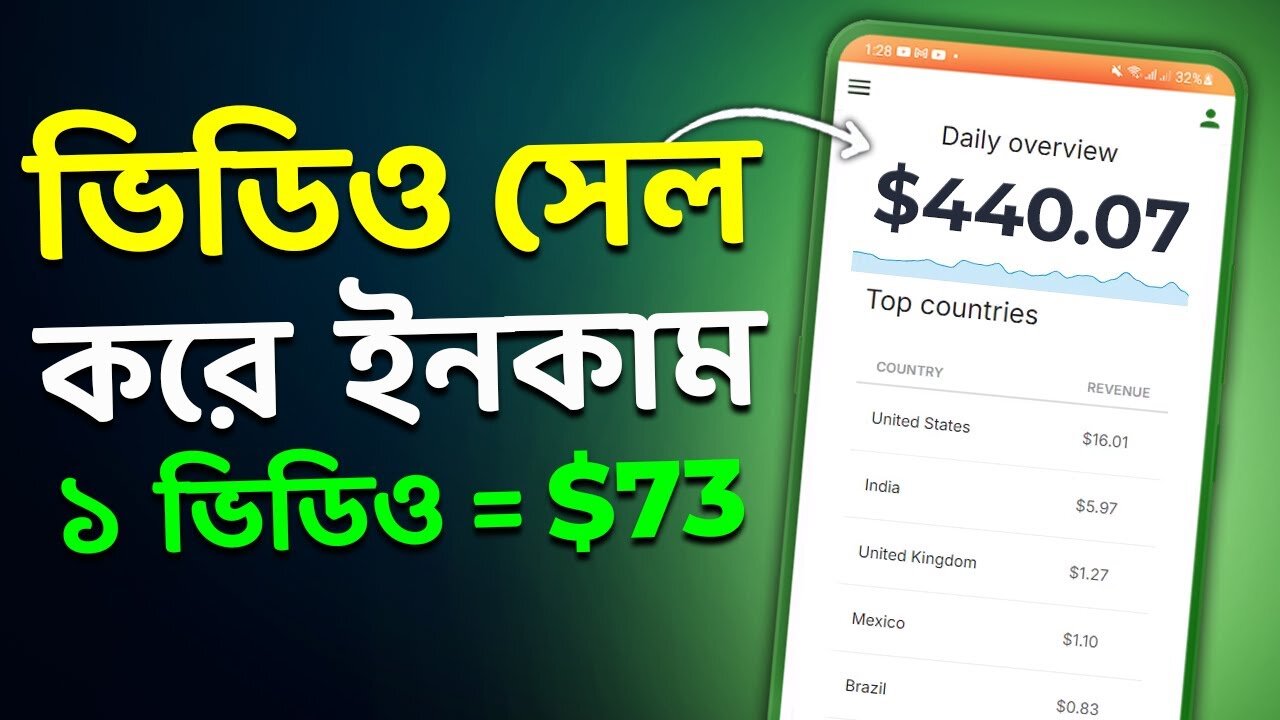 Earn millions of taka per month by uploading mobile videos | 1 Upload = $73 || Make Money Online