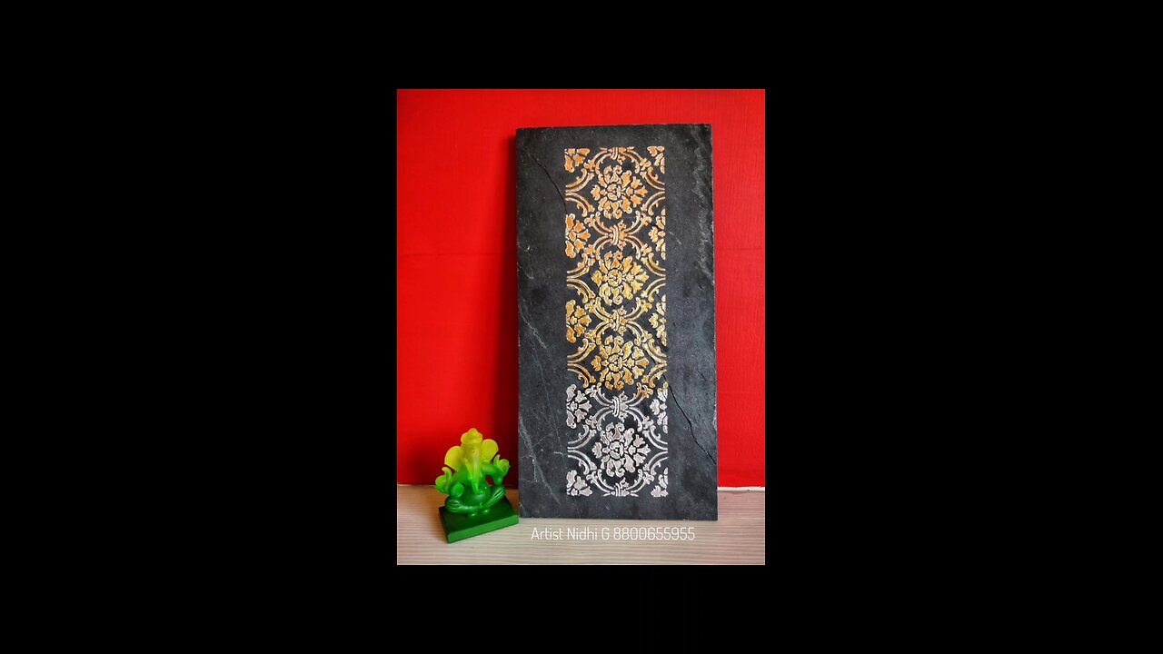 3D Gold Leaf Painting 4