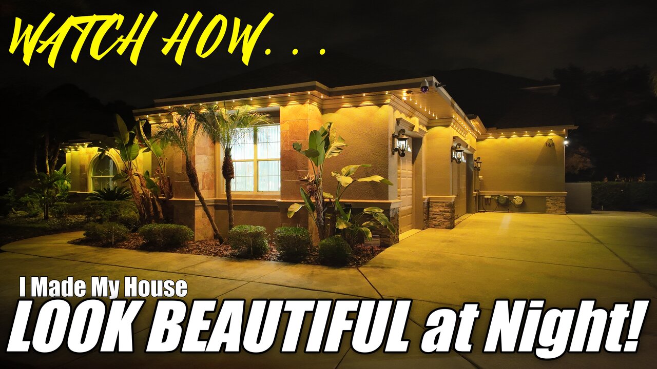 Make Your House Look AMAZING at Night! | Permanent House Lights by Novostella