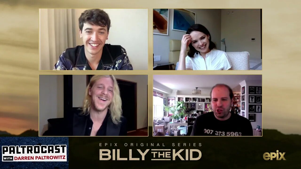 Tom Blyth, Eileen O’Higgins & Daniel Webber ("Billy The Kid") interview with Darren Paltrowitz