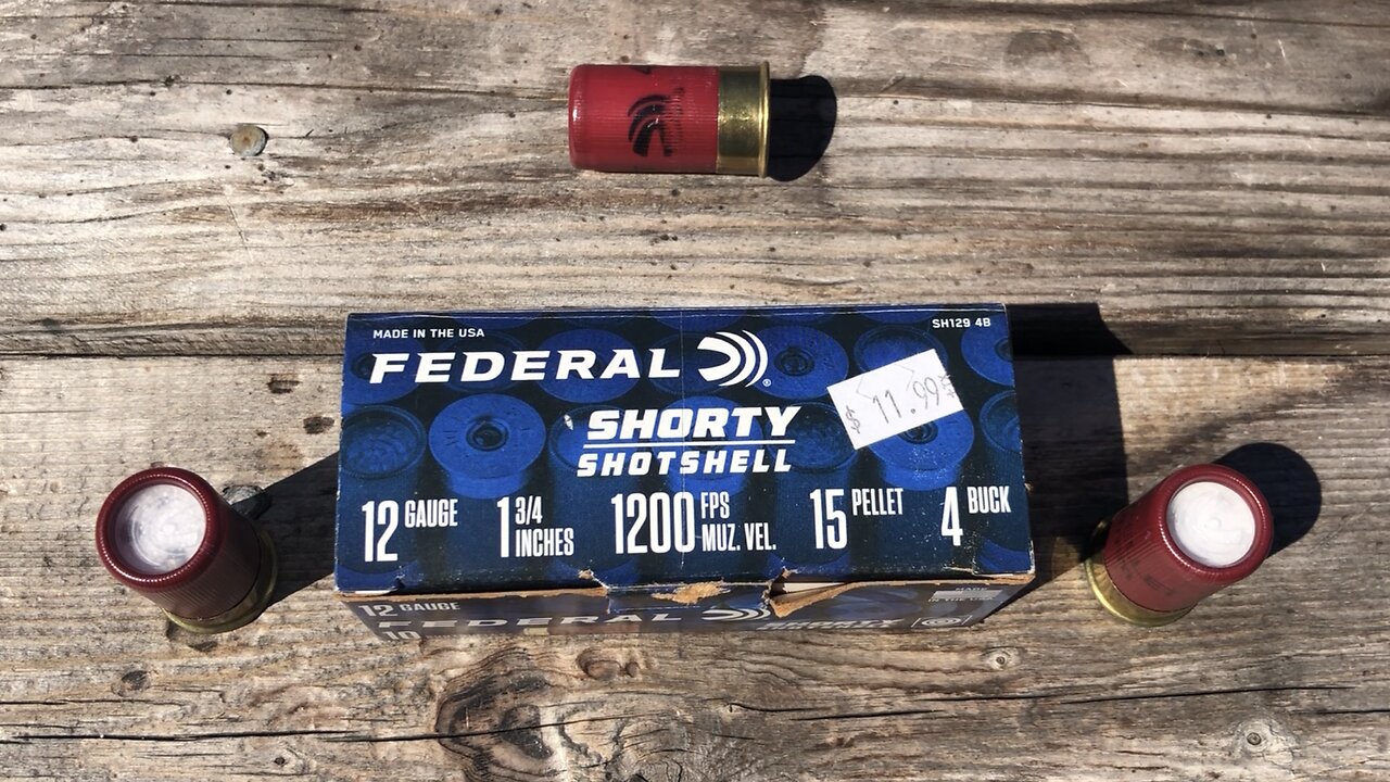 Federal 12 Gauge Short Shells #4 Buck - Breakdown