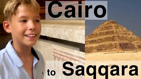 Museum of Cairo and inside the Step Pyramid in Saqqara