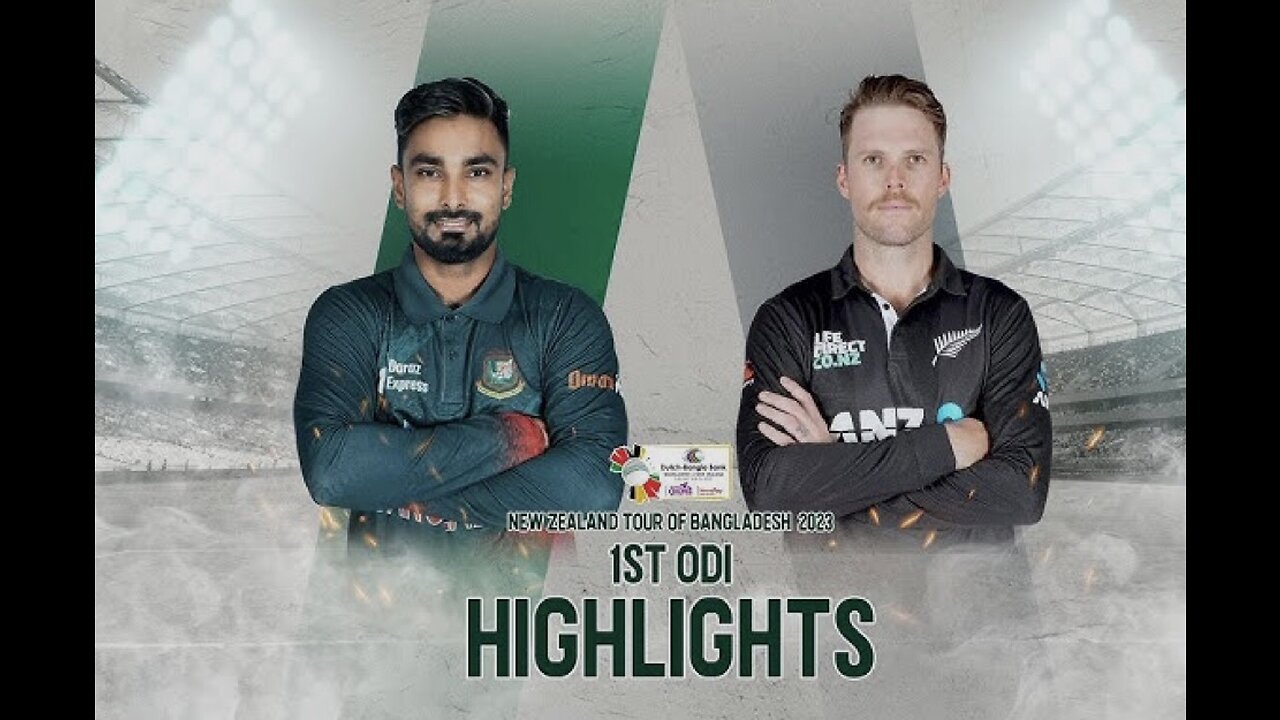 Bangladesh vs New Zealand Highlights || 1st ODI || New Zealand tour of Bangladesh 2023😵