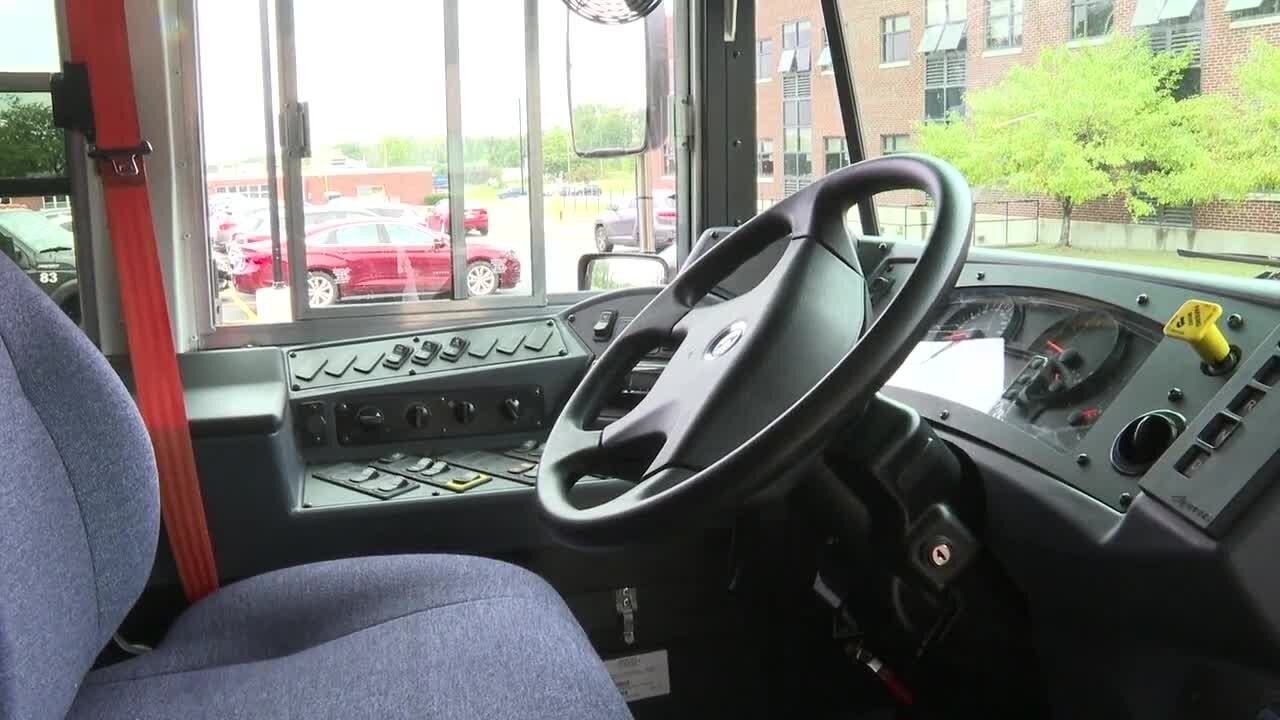 Lake Shore High School reveals new all electric bus