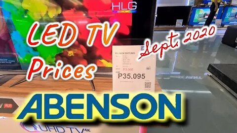 LED TV Prices Today at Abenson