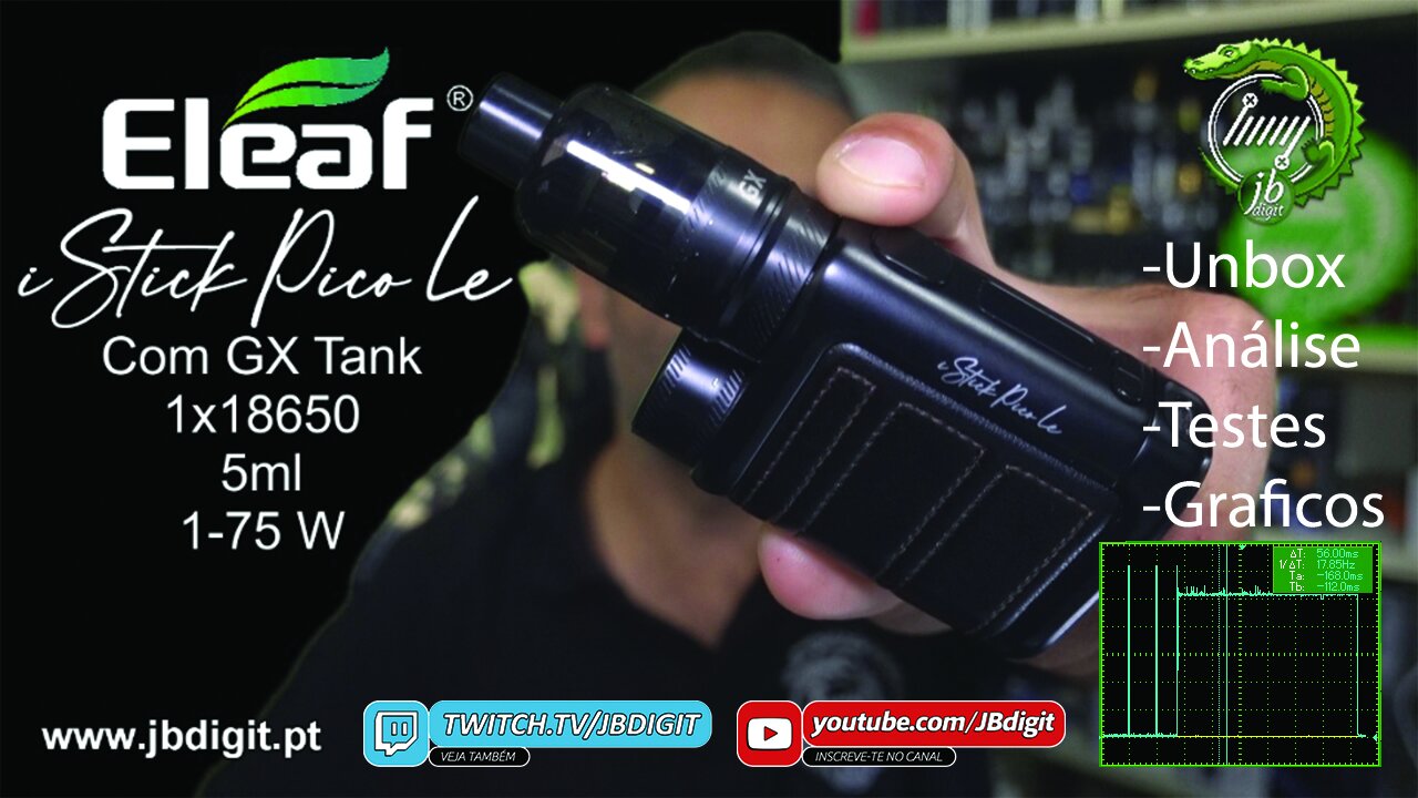 [PT] Eleaf iStick PICO LE ( C/ Tank GX 5ml) - 18650 - Função AST ( sem dry hits?????)