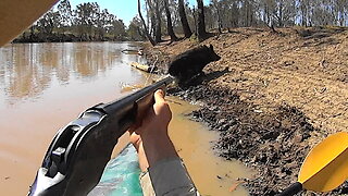 Hunting from a kayak