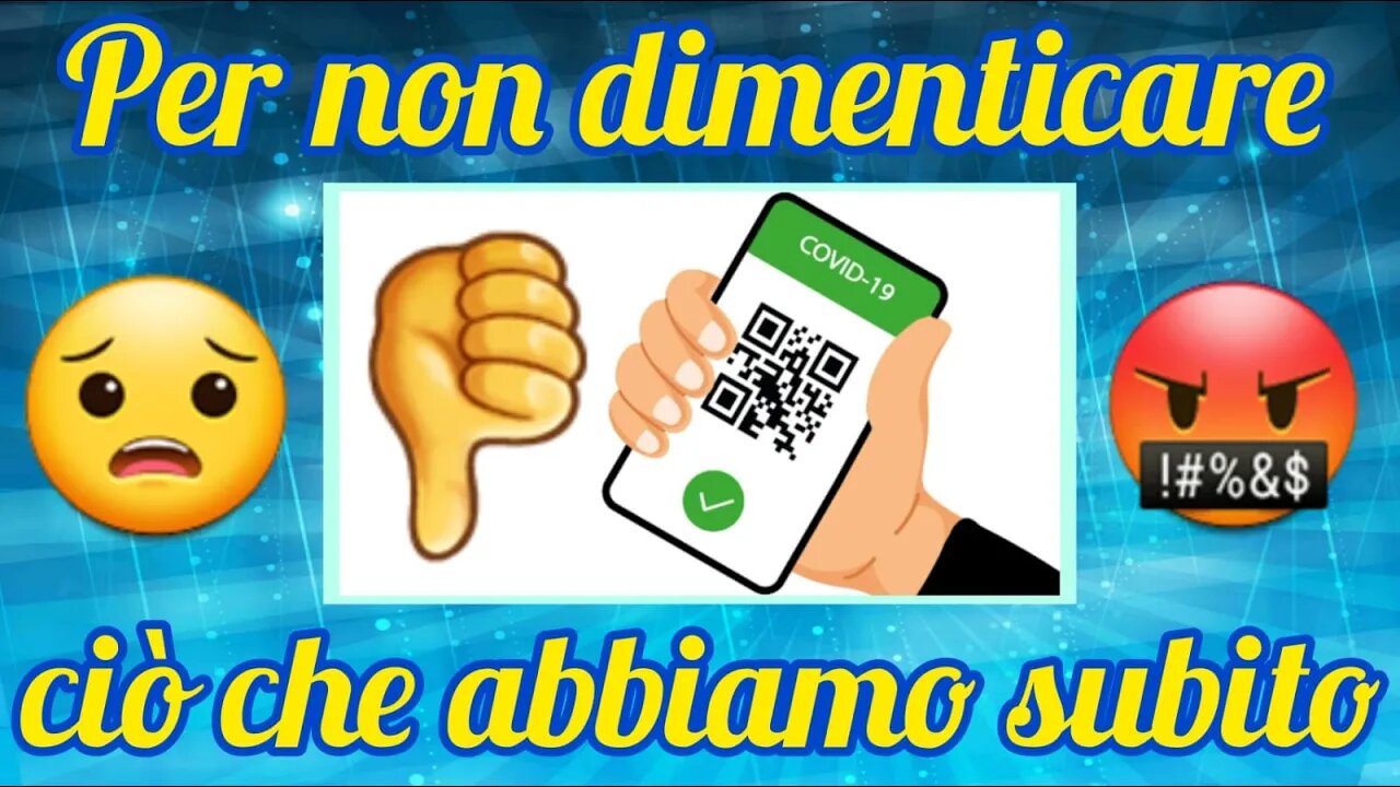 6 Agosto 2021 - 6 Agosto 2023 - Due anni dall'inizio della discriminazione!