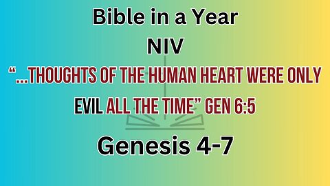 Genesis 4-7