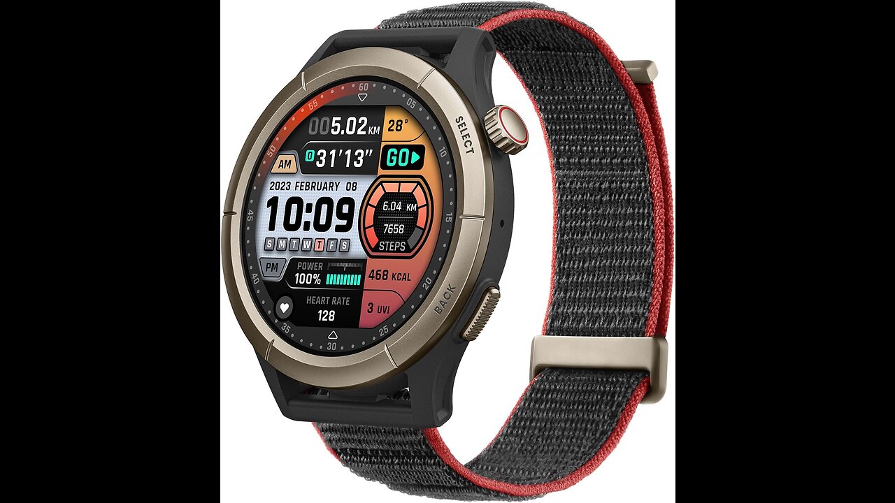 Amazfit Cheetah Pro Smart Watch AI-Powered with GPS.