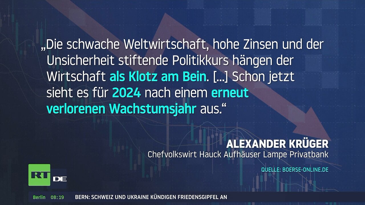 Deutsche Wirtschaft schrumpft: "Die Ampel ist das Problem"