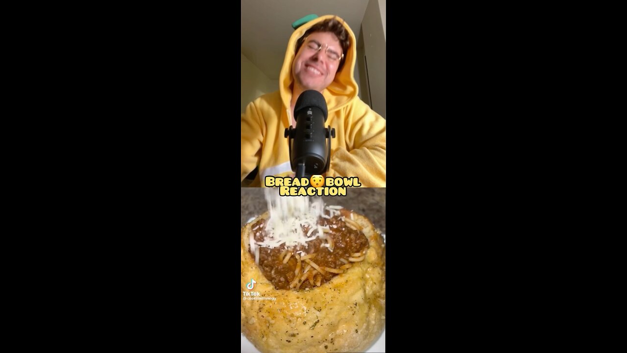 Insane 💥😯 🍞 Bread bowl reaction