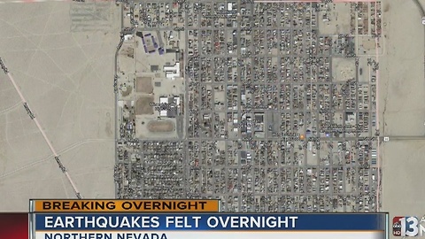 Two earthquakes hit Northern Nevada overnight