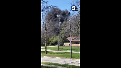 Viewer video of fire at Fairmount Temple in Beachwood