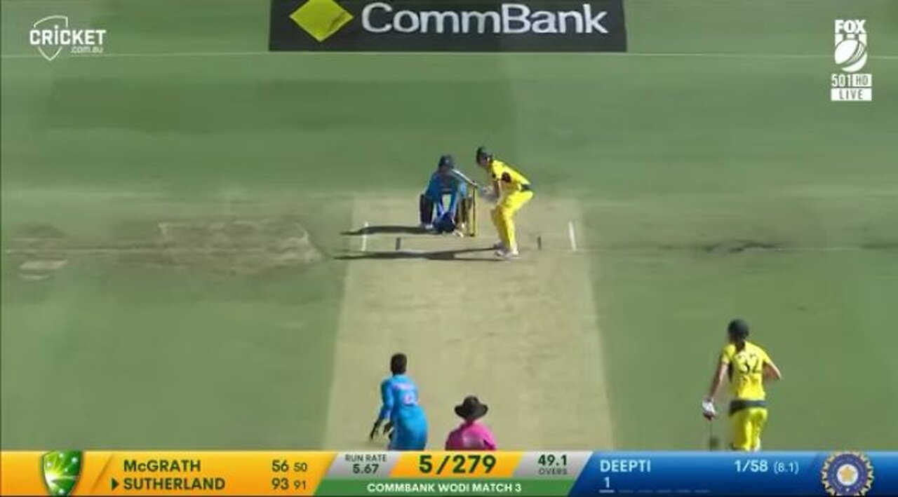 India vs Australia women cricket match highlights third odi