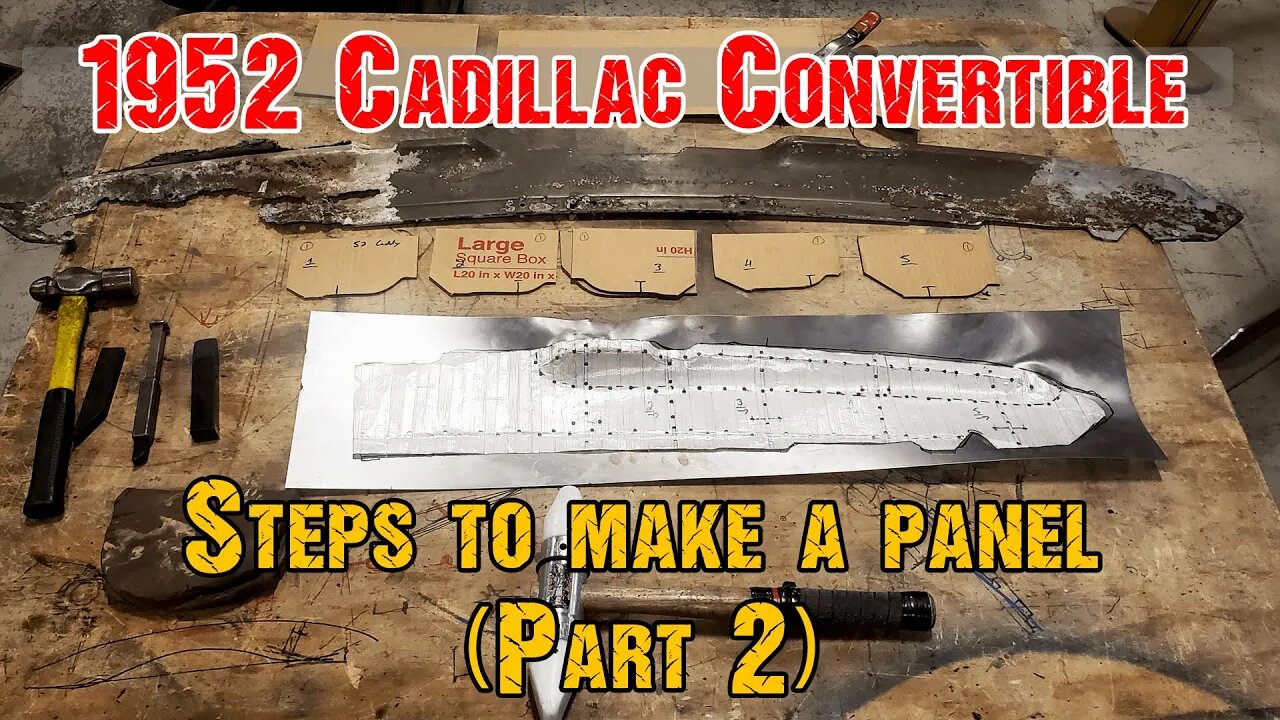 Steps to make a panel: 1952 Cadillac Convertible (Part 2)