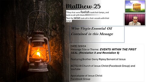 End Times Unveiled 9.9.24 "EVENTS DURING THE FIRST SEAL"
