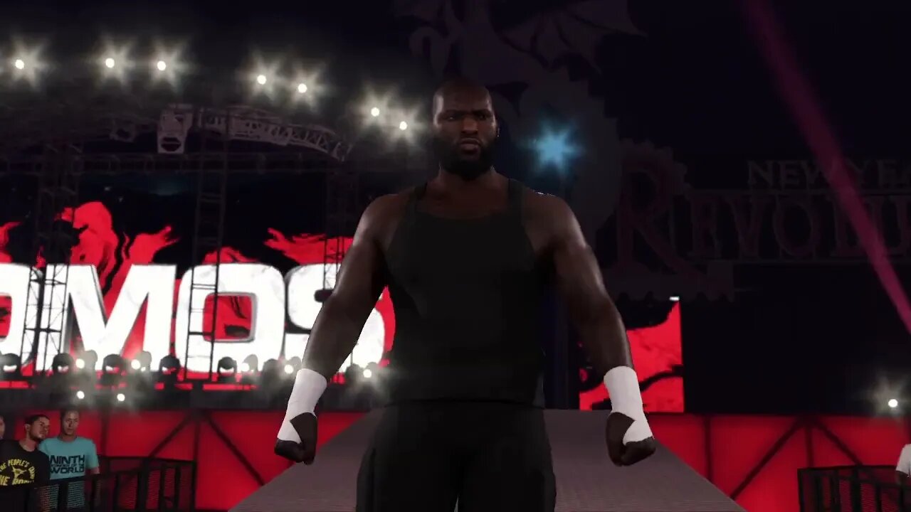 WWE2K23: Omos Full Entrance!