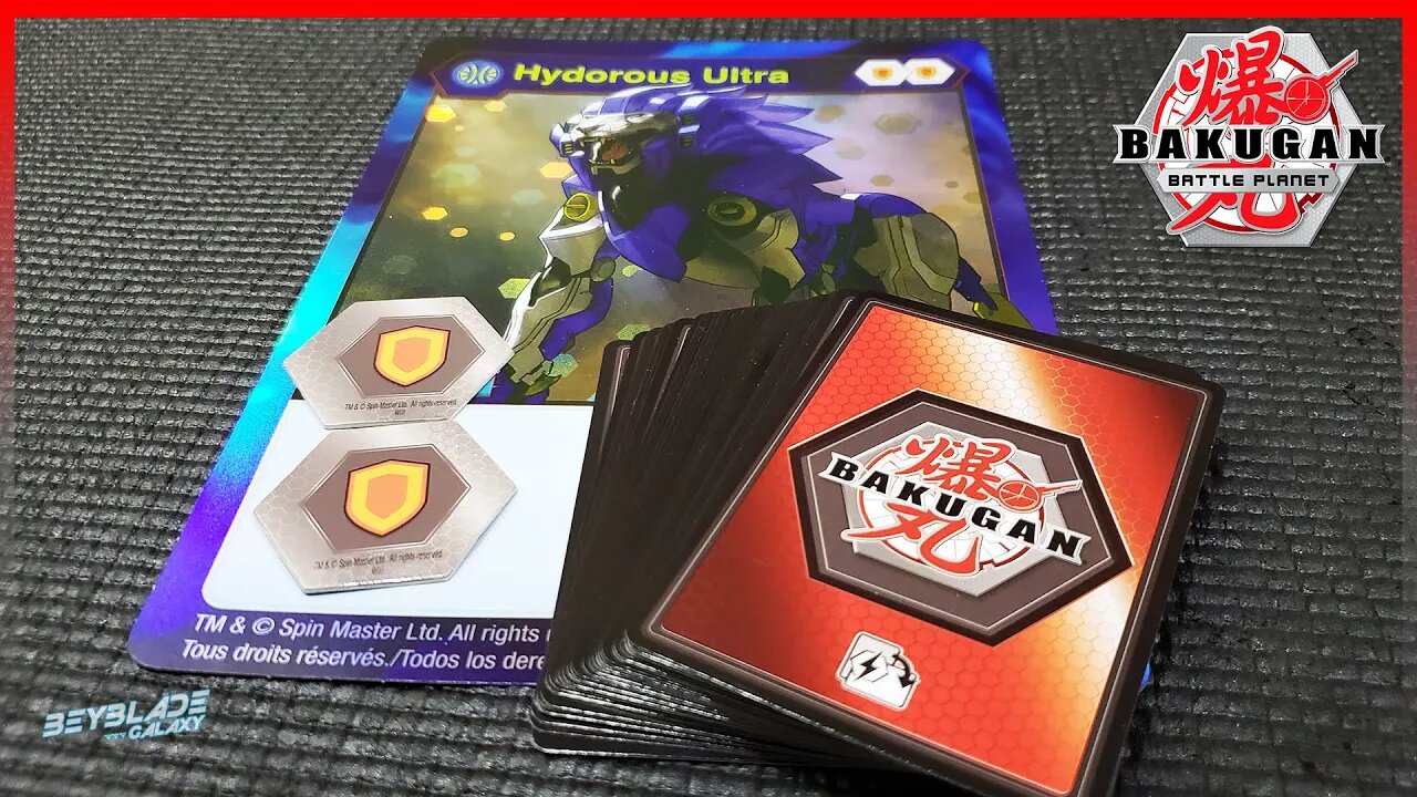 Abrindo CARD COLLECTION HYDOROUS ULTRA - Bakugan Battle Planet