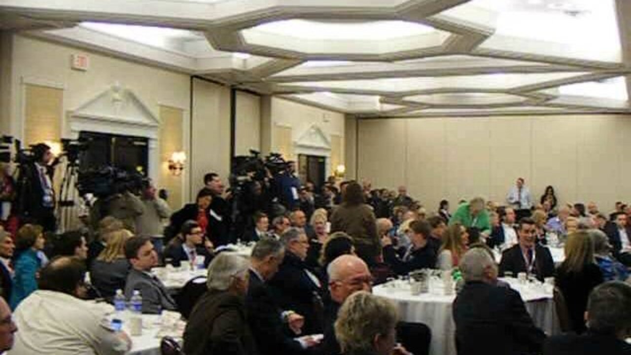 Field Guide to NLRC 2014 Scott Brown about to speak