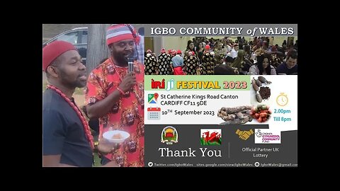 2022 End of The Year Igbo Community of Wales, Culture And Traditional Festival 🎎