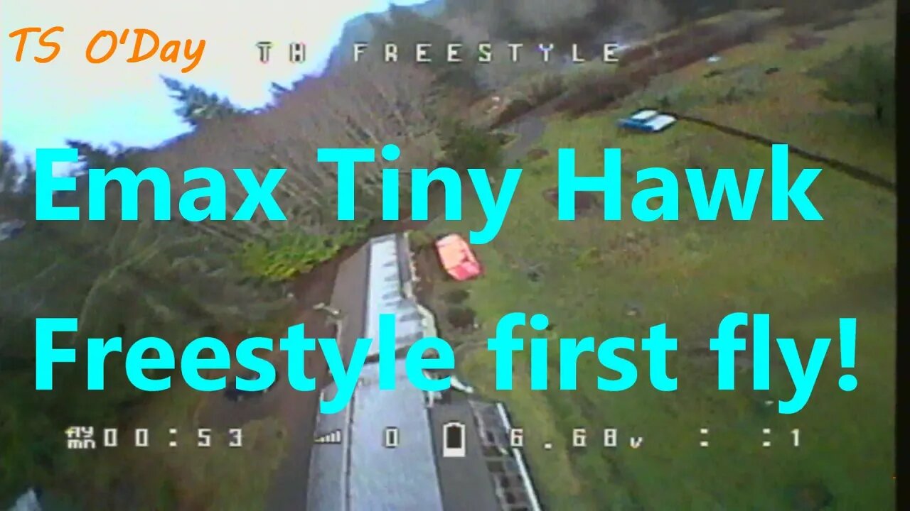 Emax tiny hawk freestyle first flight!