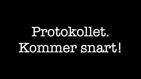 Snart på en youtubekanal när dig" Protokollet"