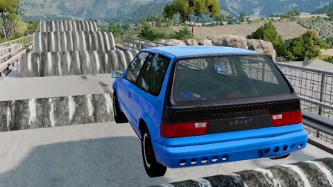 Cars vs Massive Speed Bumps (Breakers) | 6 | BeamNG 60 fps | Crash Cars Games 2022