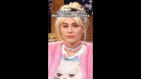 Celebrities with weird hidden talents