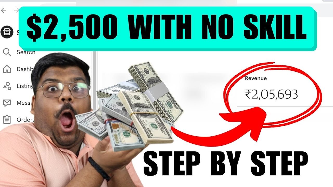 $2500 Earned With No Skills Using Digital Products | Make Money Online