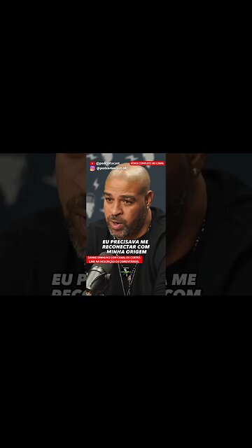 O QUE ADRIANO IMPERADOR FEZ APÓS DAR UM TEMPO NO FUTEBOL #shorts #adrianoimperador #didico #mengão