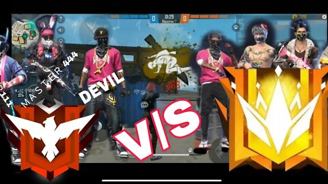 Free Fire || 3 vs 4 || Heroic vs Grandmaster || Part 2