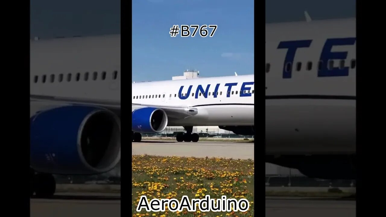 Check Out This United Airlines #B767 #Taxiing #Aviation #Flying #AeroArduino