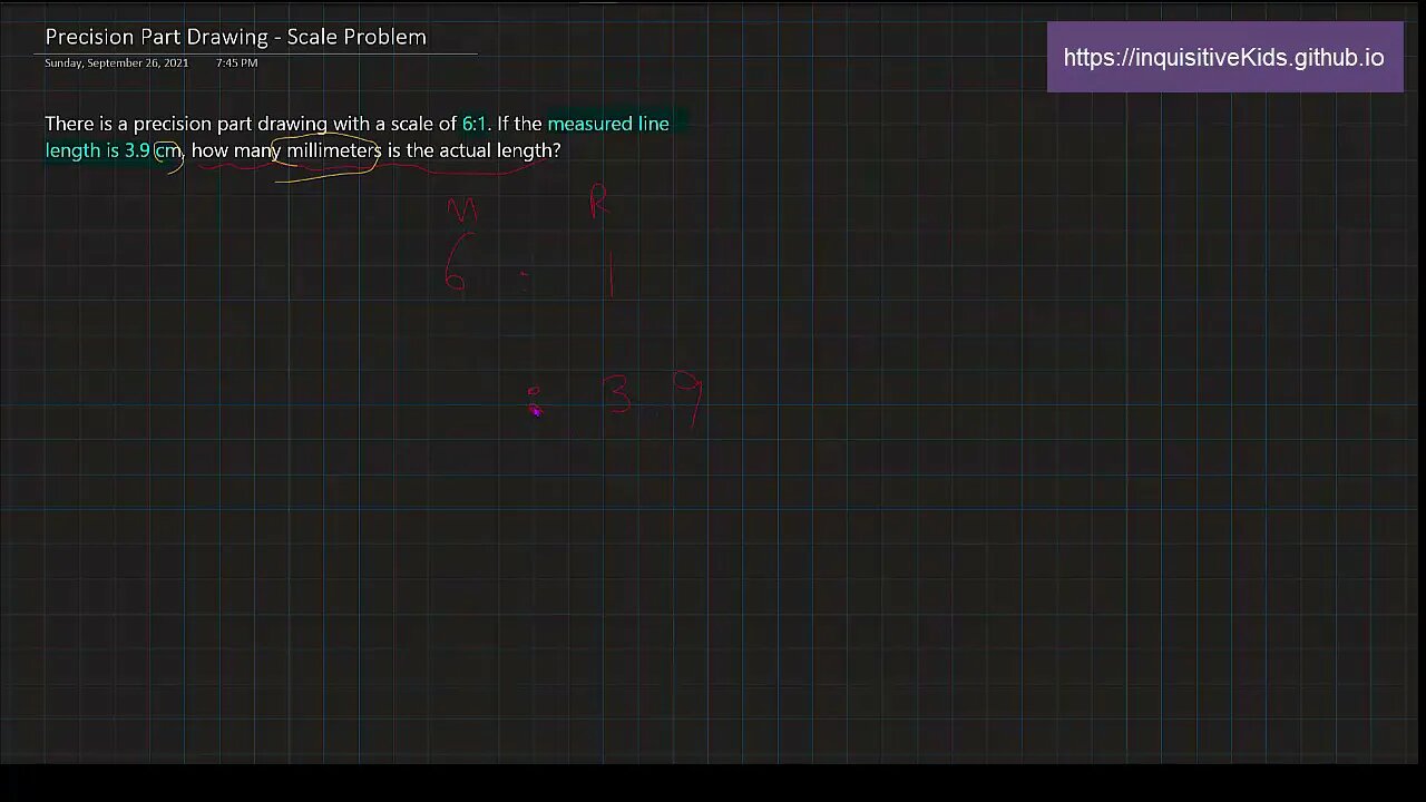 Scales: Precision Part Drawing