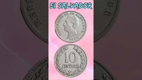 Ei Salvador 10 Centavos 1952.#shorts #education #coinnotesz