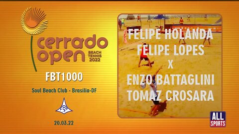 Cerrado Open Beach tennis 2022 - Felipe Holanda/Felipe Lopes x Enzo Battaglin/Tomaz Crosara