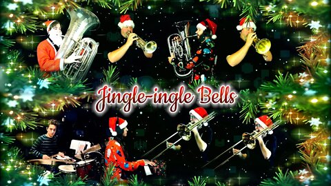 🎄🎄🎄BRASS ONLY BIG BAND🎄🎄🎄Epic SWINGLE JINGLE Bells❗❗❗