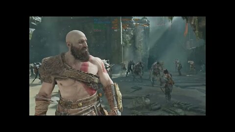 GTX1070 + KIT X58 XEON X5675, Jogando God of War, em Full HD 1080p qualidade gráfica original.