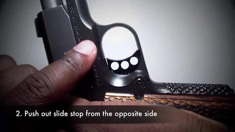 Kimber Ultra Raptor Take Down (w/o using the tool)