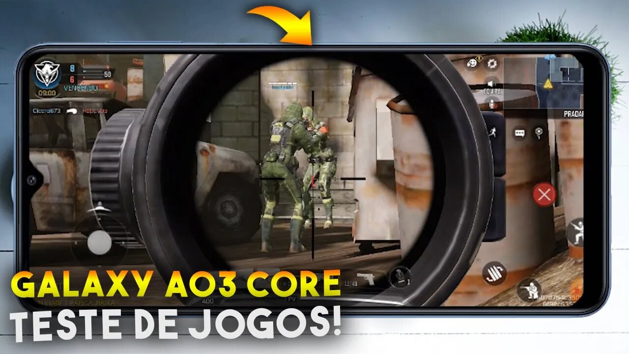 Galaxy A03 Core - Teste de JOGOS! COD Mobile e Free Fire será que roda liso?