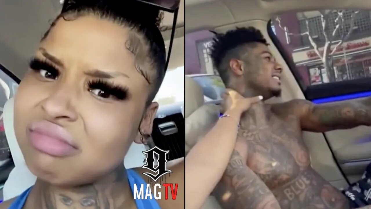 Blueface "GF" Chrisean Rock Is Heated After He Looks For Other Women During Her Live! 😡